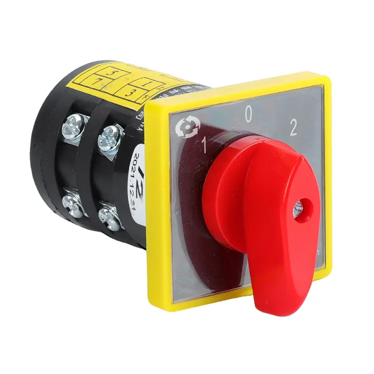 10A treläges kombinationsroterande kamomkopplare