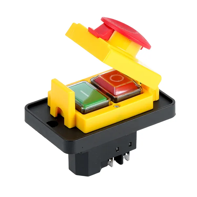 16A Medium Big Panel Nödstoppskåpa Elektromagnetisk brytare