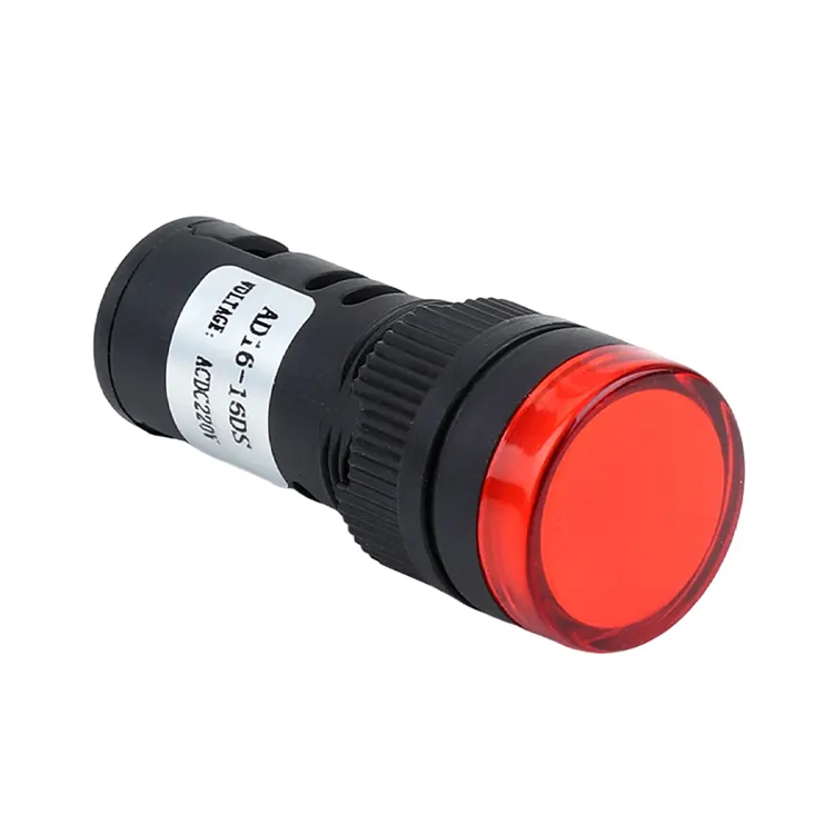 16 mm monteringshål Storleksindikatorlampa Fem färger AD16-16D/S