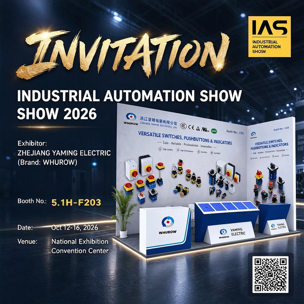 Yaming för att visa upp industriella kontrollomkopplare på IAS 2026 Industrial Automation Show