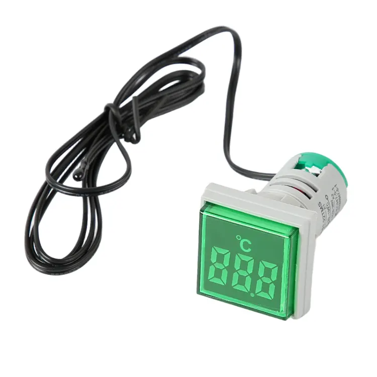 Digital AC-termometer cirkulär indikatorlampa för enkel display