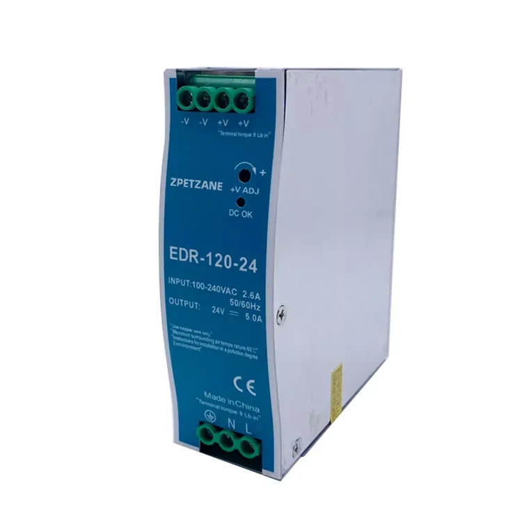 EDR-120W DIN-skena strömförsörjning