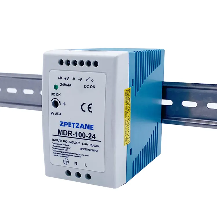 MDR-100W DIN-skena strömförsörjning