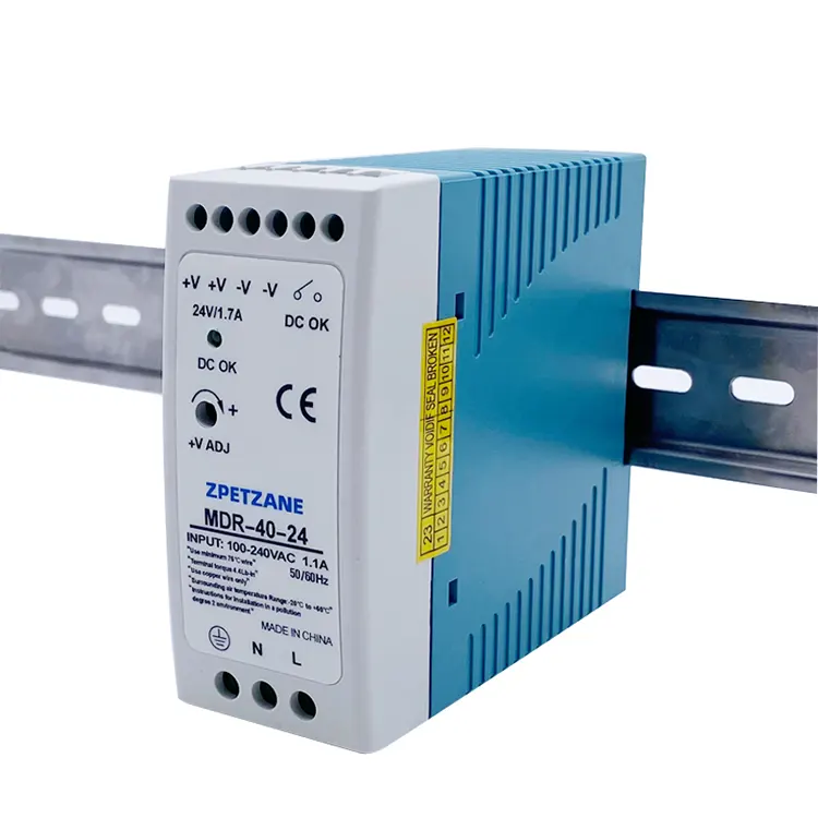 MDR-40W DIN-skena strömförsörjning