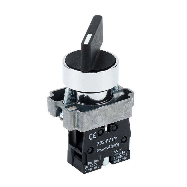 XB2-BD BJ Återställ Självlåsande två-trelägesratt Rotary Switch